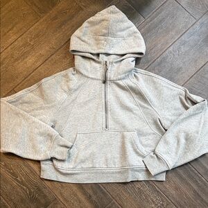 lululemon 3/4 zip scuba hoodie 🩶
